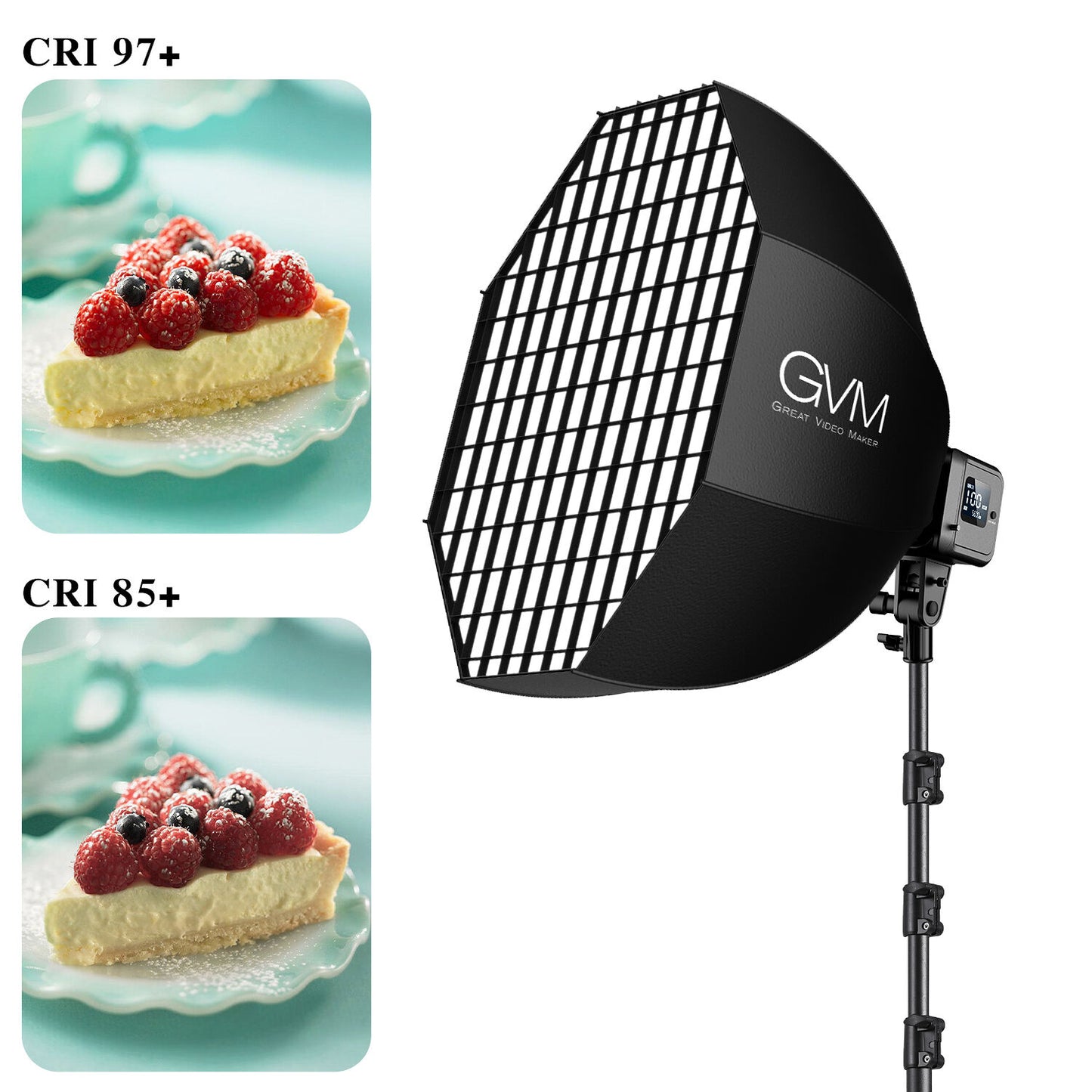 GVM SD80D Bi-Color LED Monolight Kit