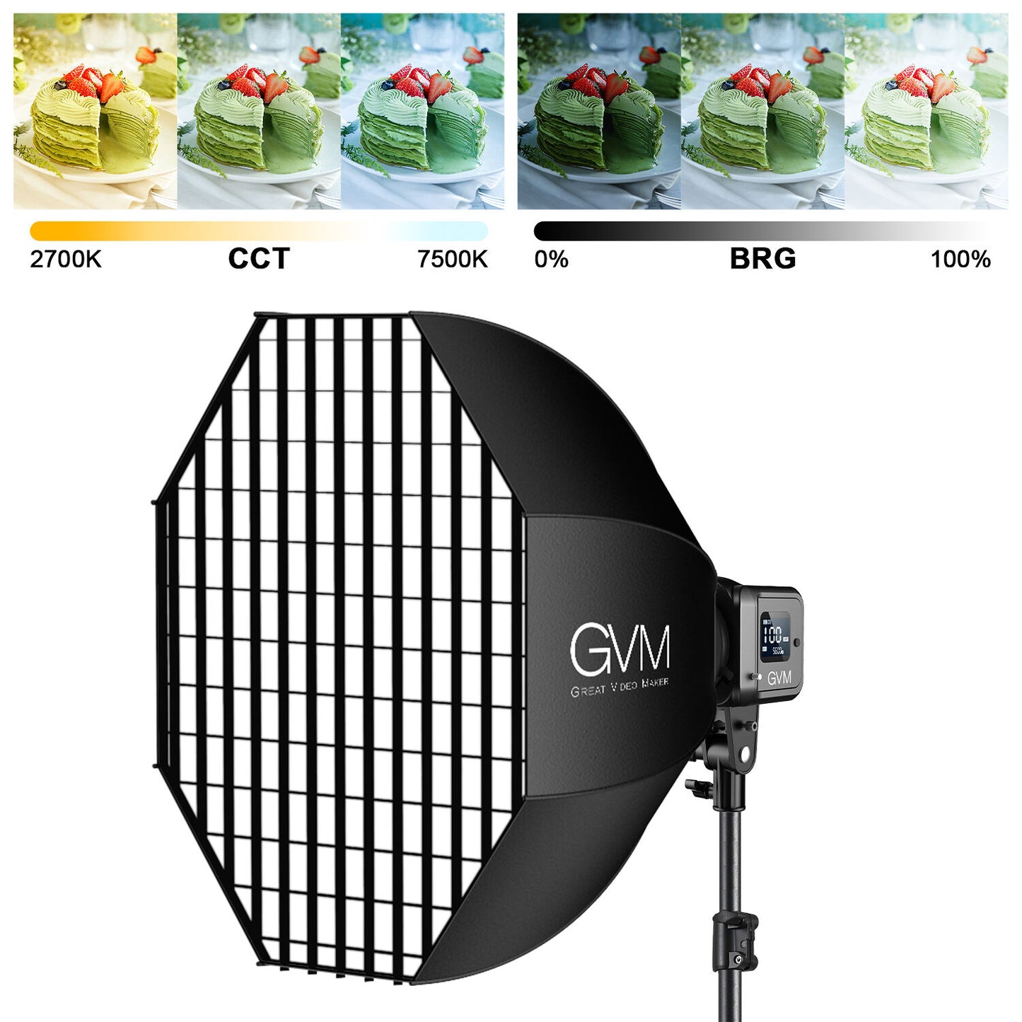 GVM SD80D Bi-Color LED Monolight Kit