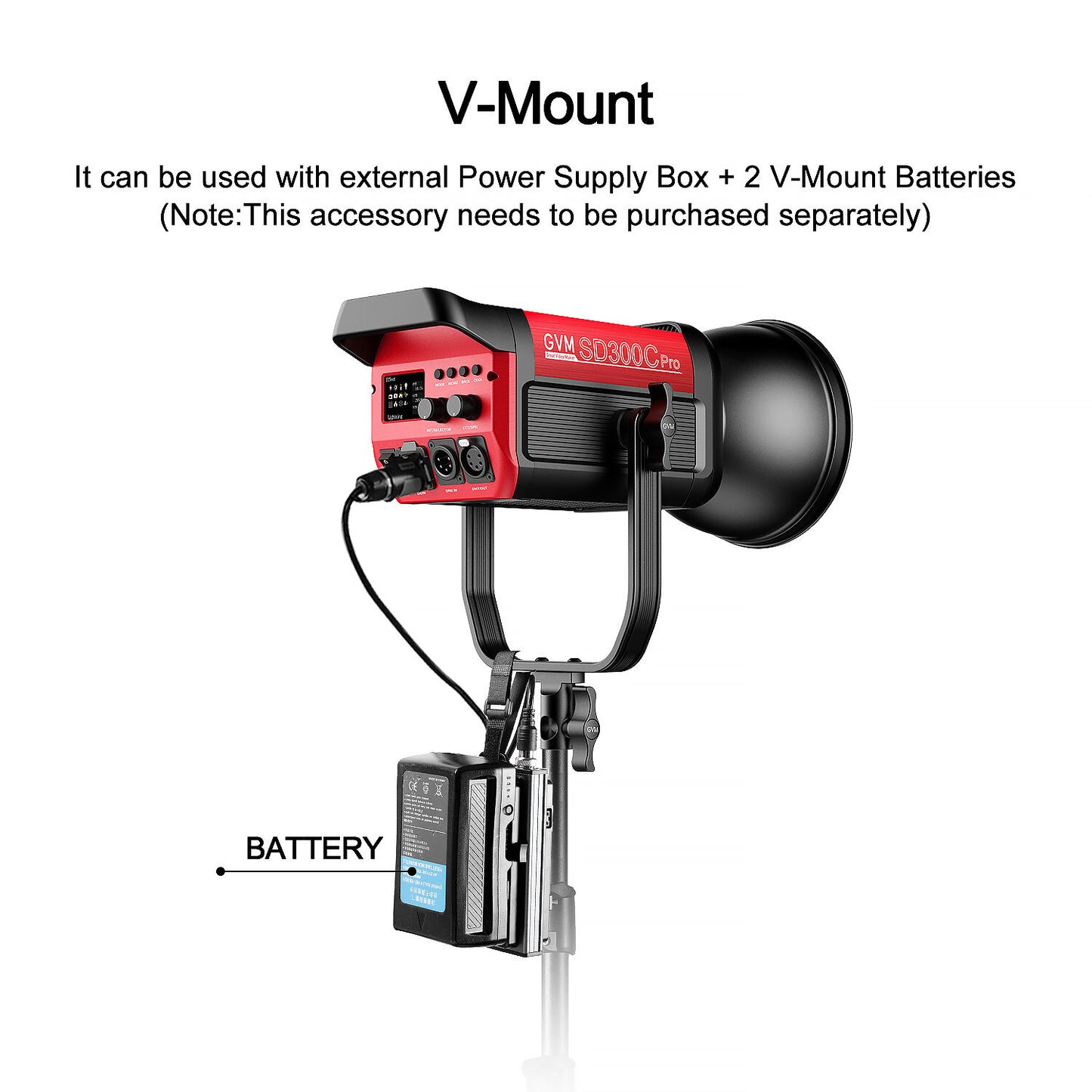 GVM Pro SD650B Bi-Color LED Monolight (650W)