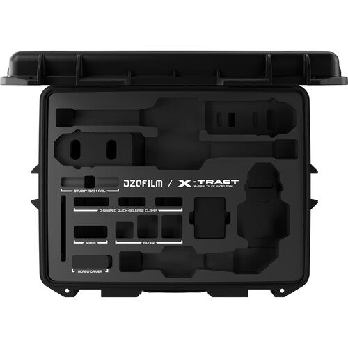 "DZOFILM Xtract 18-28mm_Detachable rear lens *1 + front lenses*3 0∘+90∘+360∘(PL_Black_Case_3pcs_Metric)"