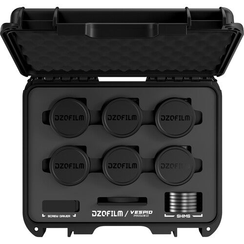 DZOFILM Vespid Prime2 18/24/35/50/85/105mm(PL_Black_Case_6pcs_Imperial)