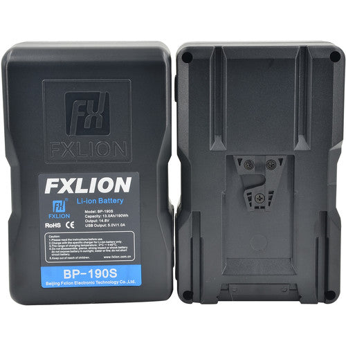 FXLion Cool Black Series BP-190S 190Wh 14.8V Battery (V-Mount)