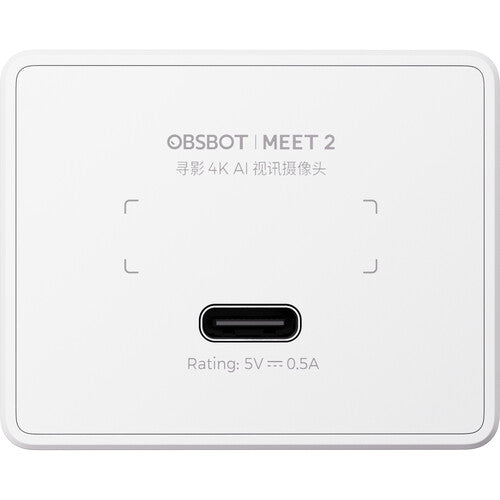 OBSBOT Meet 2 4K Webcam (Cloud White)