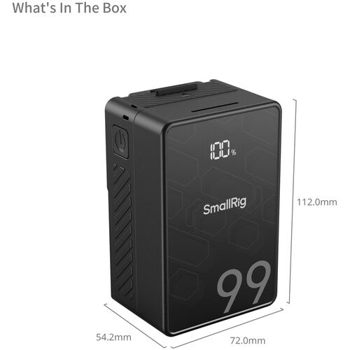 SmallRig VB99 SE Mini V-Mount Battery (6800mAh)