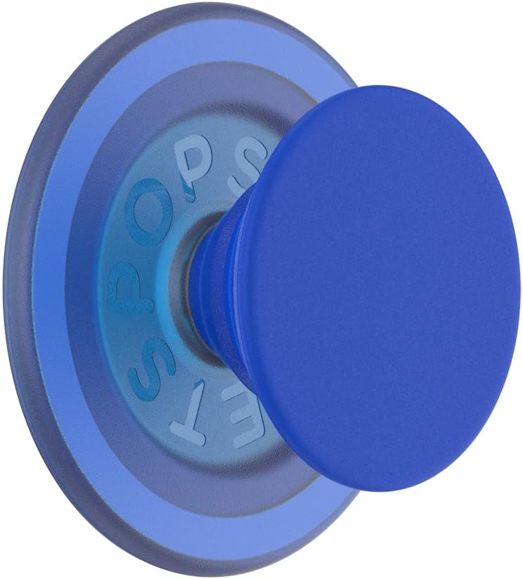 PopSockets Phone Grip Compatible with MagSafe, Adapter Ring for MagSafe Included, Phone Holder, Wireless Charging Compatible - Black