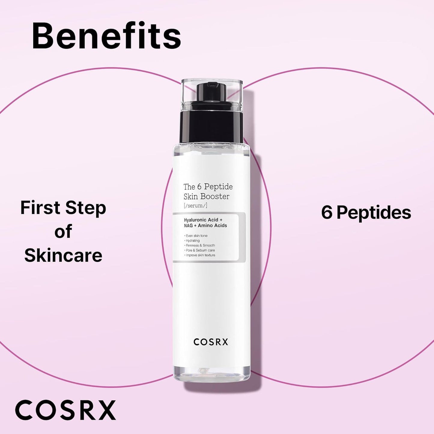 COSRX 6X Peptide Collagen Booster Toner, 150mL
