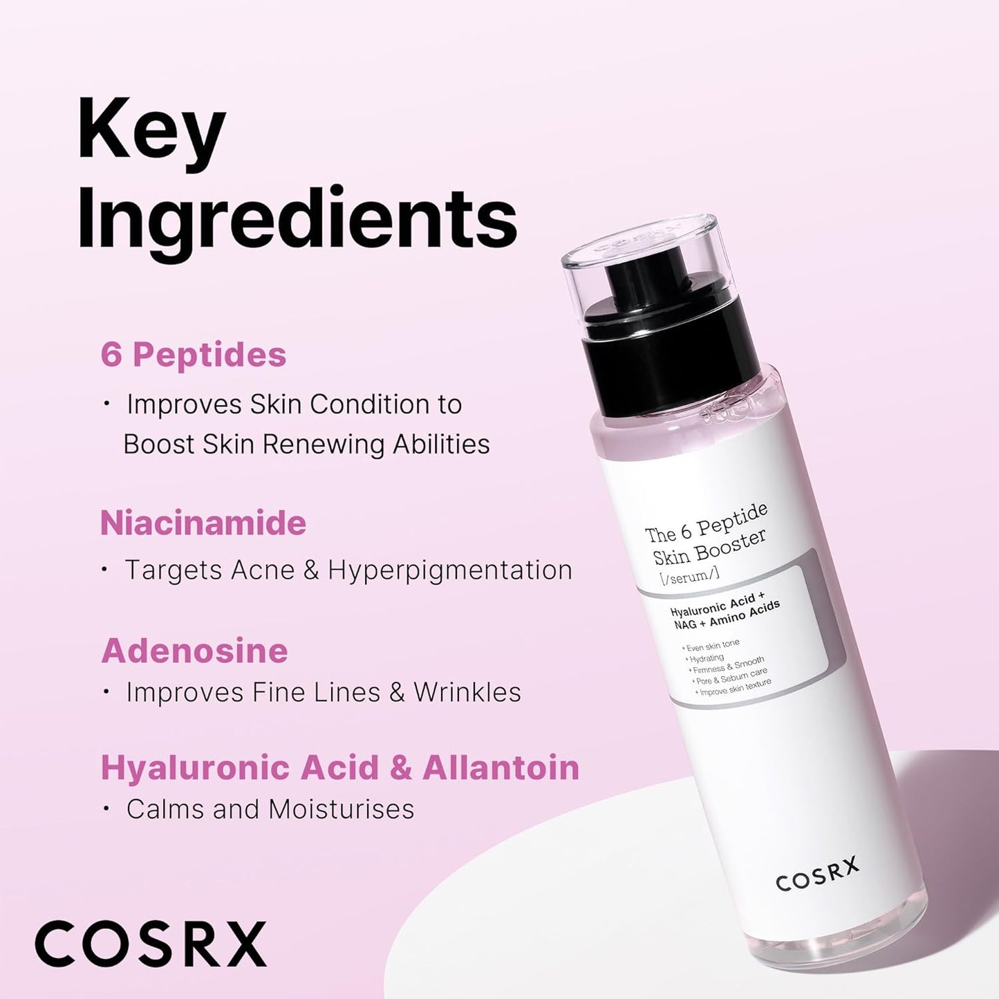 COSRX 6X Peptide Collagen Booster Toner, 150mL