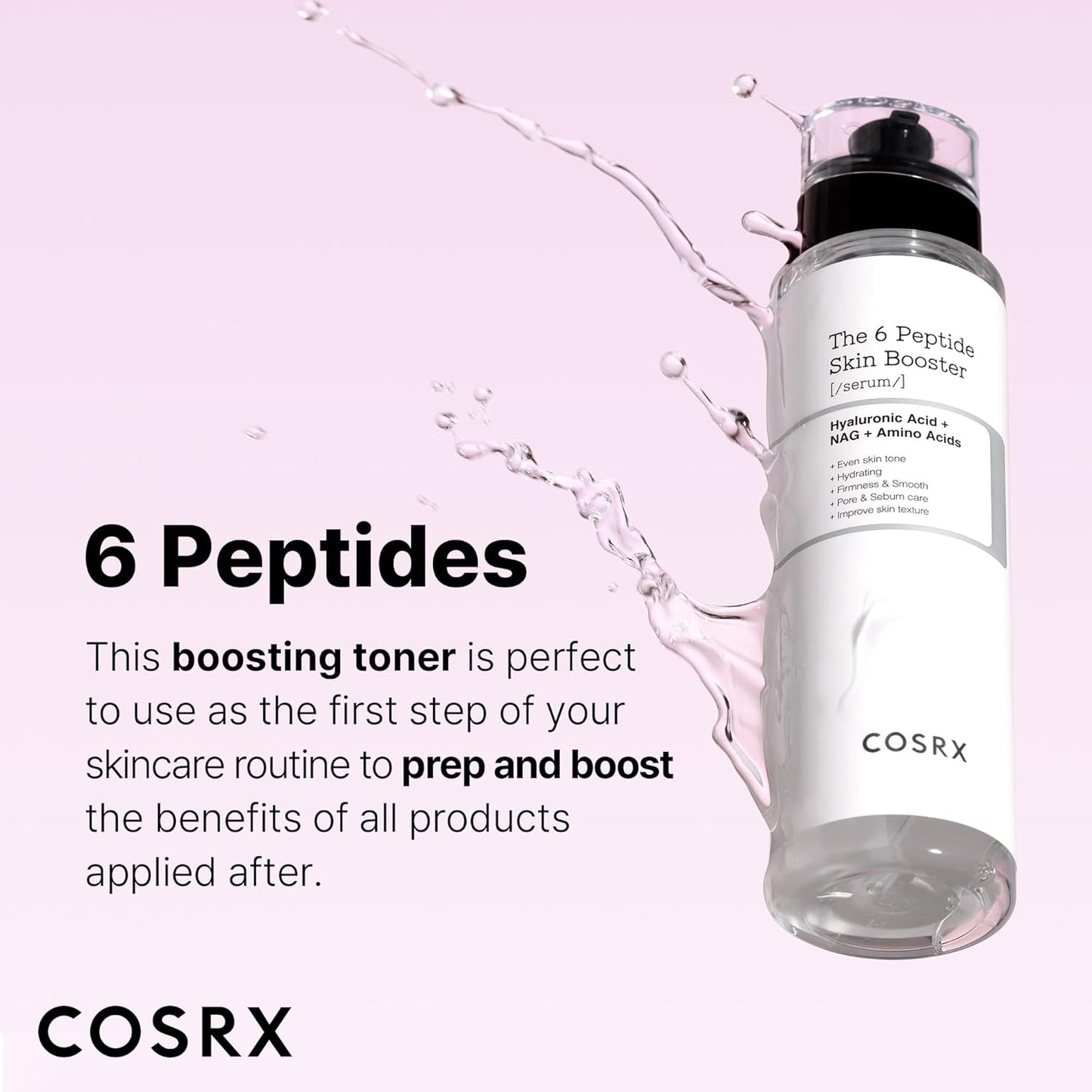 COSRX 6X Peptide Collagen Booster Toner, 150mL