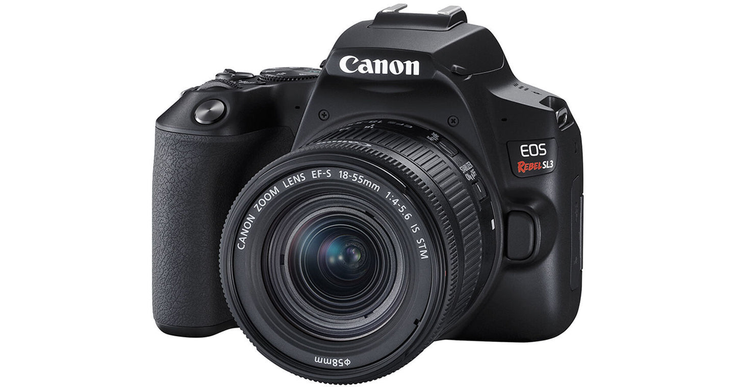 Canon EOS Rebel SL3 DSLR Camera with 18-55mm Lens (Black)