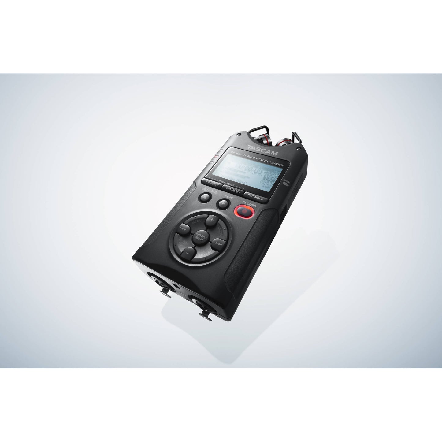 TASCAM DR-40X 4-Channel / 4-Track Portable Audio Recorder and USB Interface with Adjustable Mic