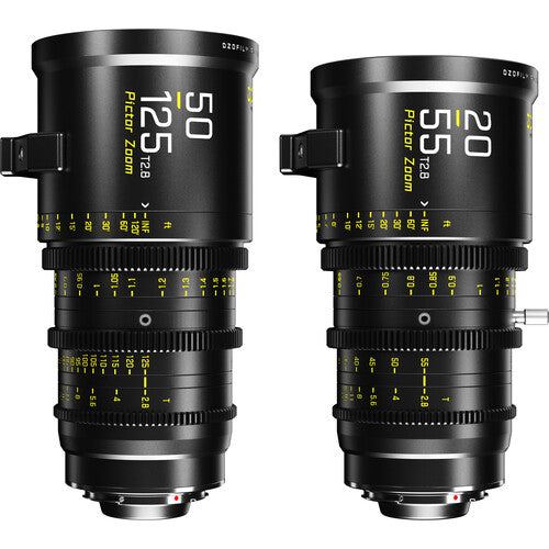Pictor Zoom 2-lens kit with case (20-55/50-125 T2.8)(Black)