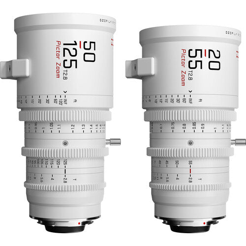 Pictor Zoom 2-lens kit with case (20-55/50-125 T2.8)(White)