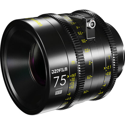 DZOFILM Vespid Cyber Full-frame Prime Lens-75mm T2.1 (PL and EF mount, with data)