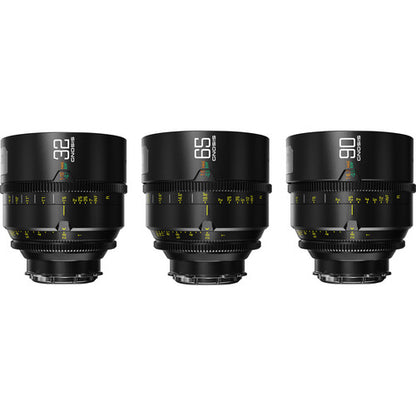 DZOFILM Gnosis Macro 3-Lens Set (32mm/ 65mm/ 90mm T2.8)-imperial(with case)