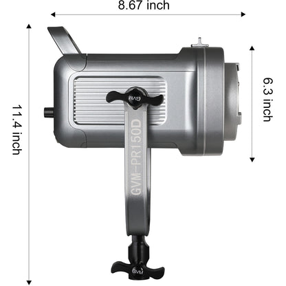 GVM PR150D Bi-Color LED Video Light Kit with Lantern Softbox