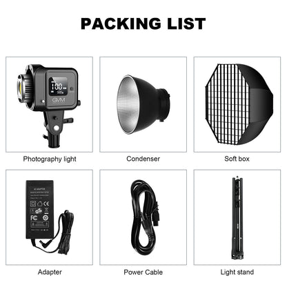 GVM SD80D Bi-Color LED Monolight Kit
