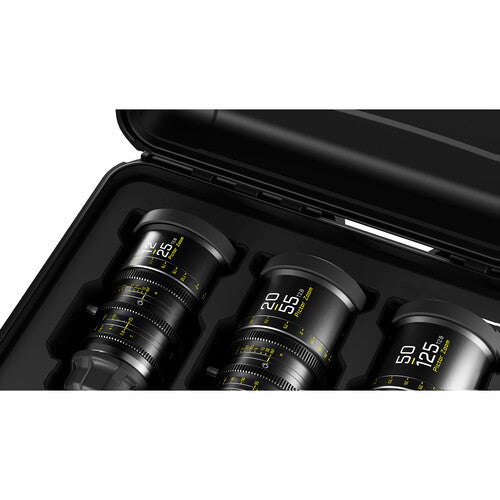 Pictor Zoom 3-lens kit with Case  (12-25/20-55/50-125, T2.8)(Black)