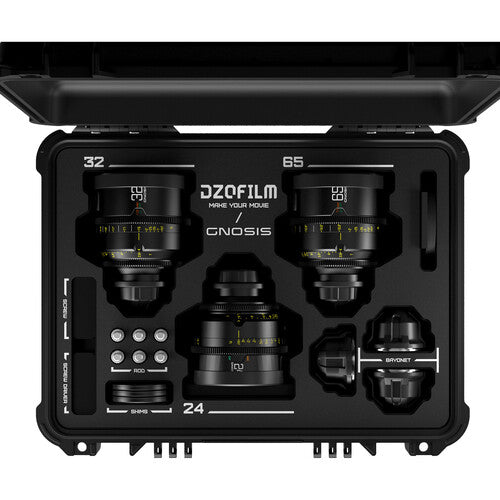 DZOFILM Gnosis Macro 3-Lens Set (24mm/32mm/ 65mm T2.8) - imperial(with case)