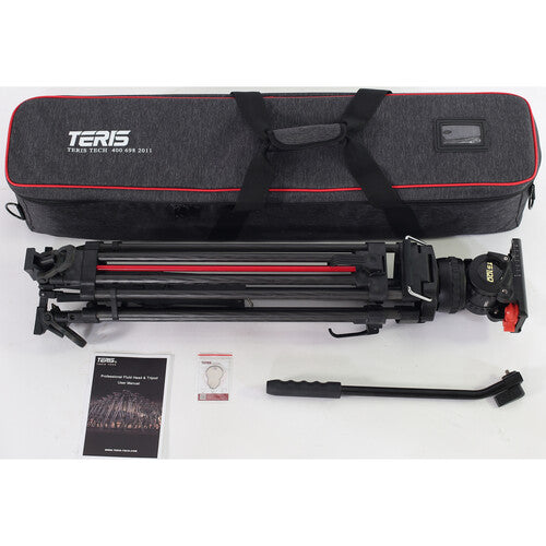 Teris TS100CF-Q Fluid Head & Tripod Kit (Carbon Fiber)
