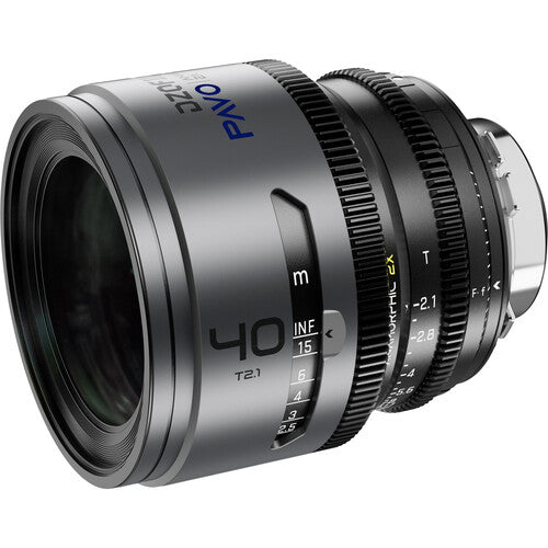 Pavo 2x anamorphic 6-lens set 28/32/40/55/75/100mm T2.1 -Neutral Coating- PL&EF mount- Imperial