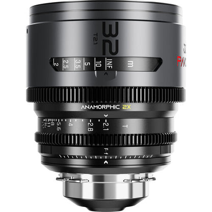 Pavo 2x anamorphic 6-lens set 28/32/40/55/75/100mm T2.1 -Blue Coating- PL&EF mount- Imperial