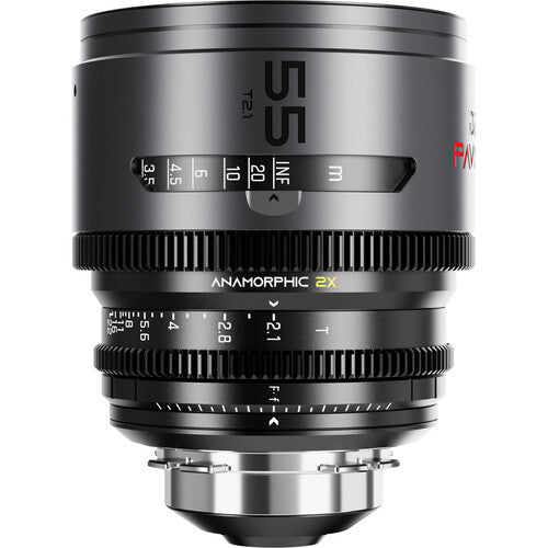 Pavo 2x anamorphic 6-lens set 28/32/40/55/75/100mm T2.1 -Blue Coating- PL&EF mount- Imperial