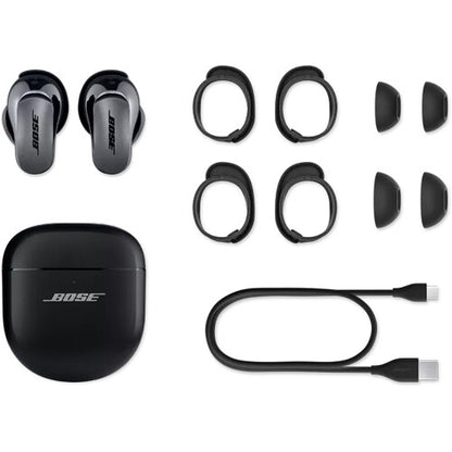 Bose QuietComfort Ultra Earbuds Noise-Canceling True Wireless In-Ear Headphones (Black)