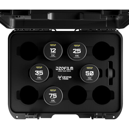 DZOFILM Vespid Prime 5-lens Kit- 12/25/35/50/75mm with case (PL+EF)