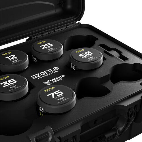 DZOFILM Vespid Prime 5-lens Kit- 12/25/35/50/75mm with case (PL+EF)