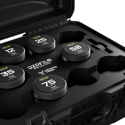 DZOFILM Vespid Prime 5-lens Kit- 12/25/35/50/75mm with case (PL+EF)