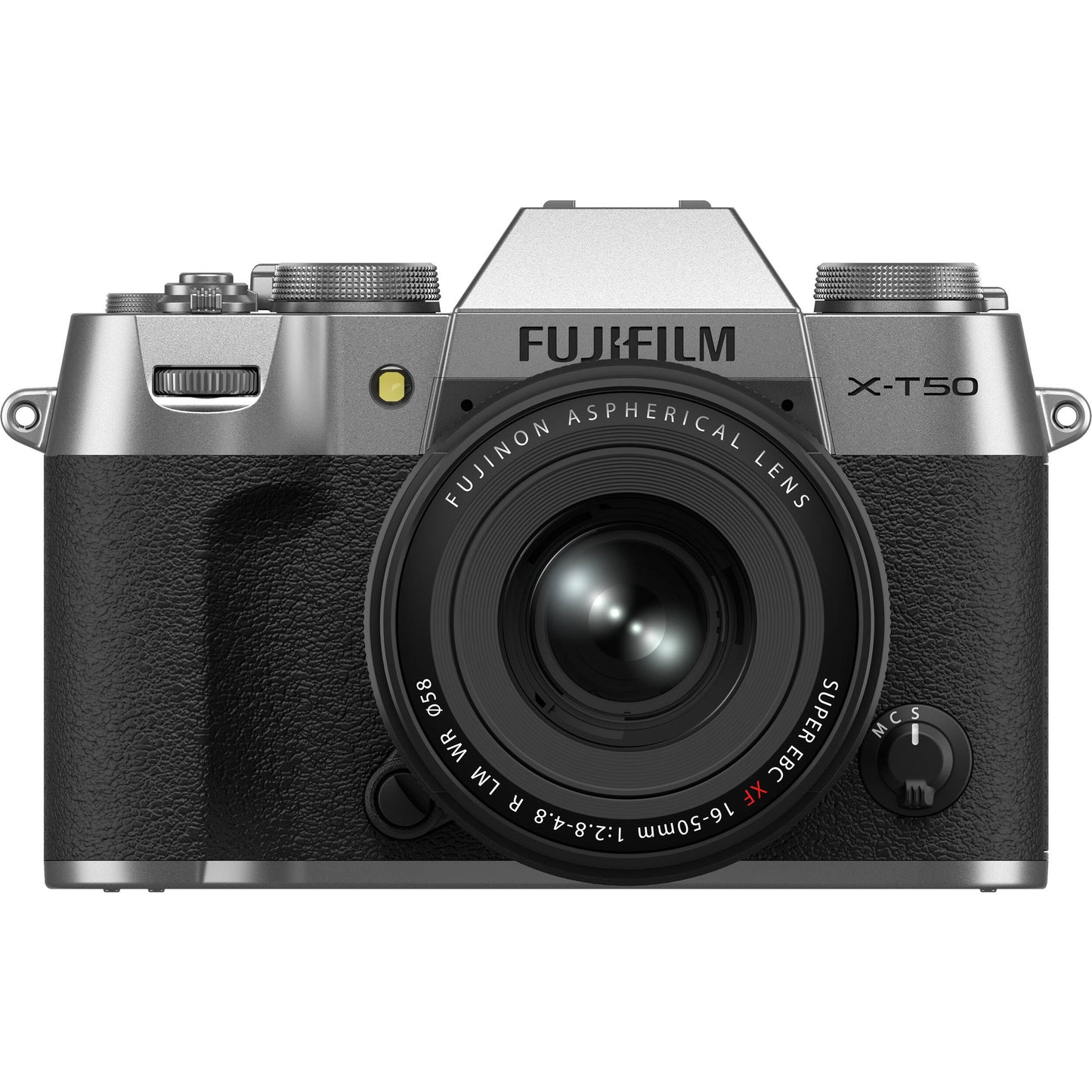 FUJIFILM X-T50 Mirrorless Camera with 15-45mm f/3.5-5.6 Lens (Silver)