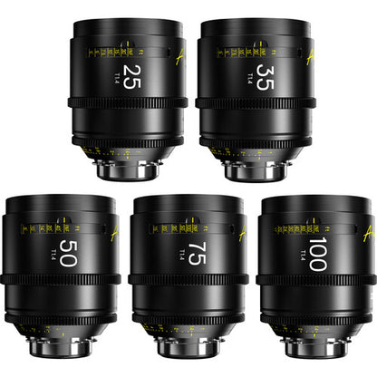 DZOFilm Arles 25/35/50/75/100mm FF/VV Prime Cine Lens(PL mount feet) - Imperial