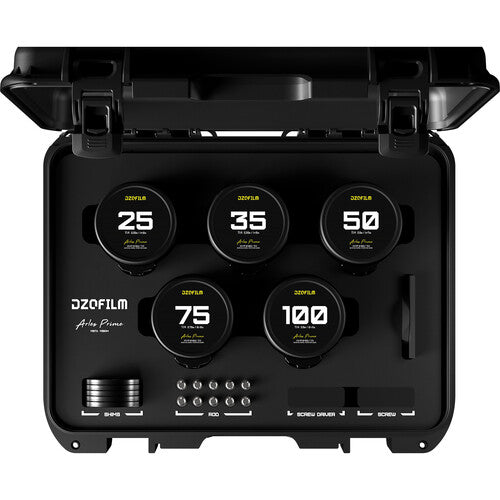 DZOFilm Arles 25/35/50/75/100mm FF/VV Prime Cine Lens(PL mount feet) - Imperial