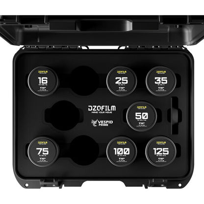 DZOFILM Vespid Prime 7—Iens Kit V2 一 16 T2.8+ 25 / 35 / 50 / 75 / 100 / 125mm T2.1 with case (PL+EF) -Promotion kit