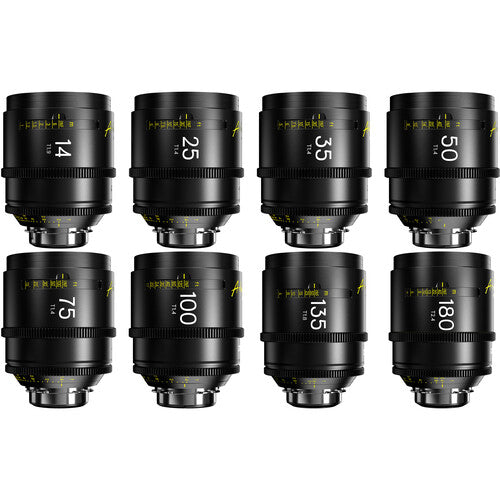 DZOFILM Arles 14/21/25/35/50/75/100/135mm FF/VV Prime Cine Lens (PL mount,feet)