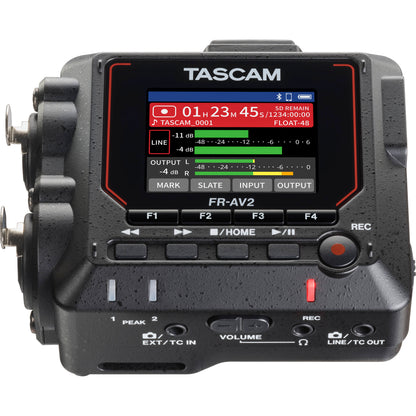 TASCAM FR-AV2 Compact 32-Bit-Float Field Recorder and Timecode Generator