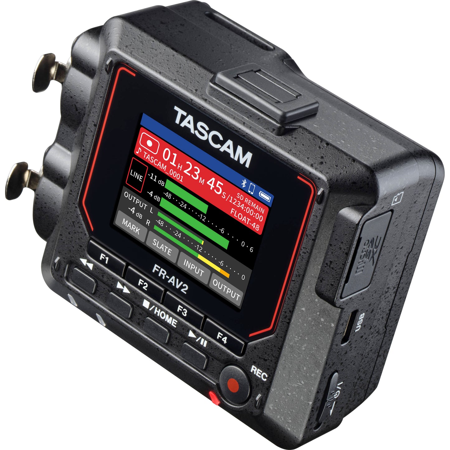 TASCAM FR-AV2 Compact 32-Bit-Float Field Recorder and Timecode Generator