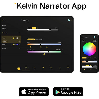 Kelvin Epos 600 RGB LED Monolight (Travel Kit)