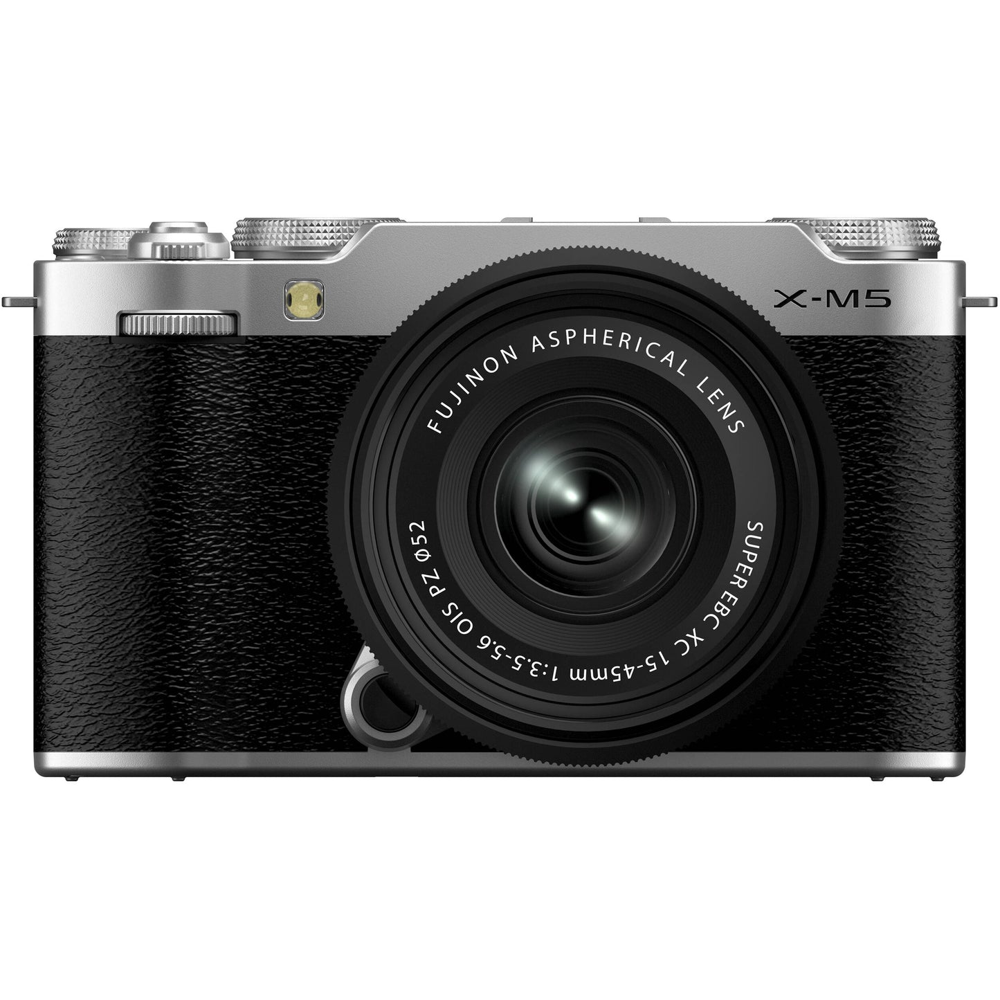 FUJIFILM X-M5 Mirrorless Camera with XC 15-45mm f/3.5-5.6 Lens (Silver)