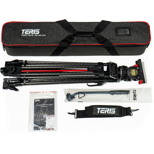 Teris TS-H12CF-Q Fluid Head & Carbon Fiber Tripod System