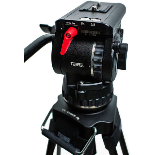 Teris TS-H12CF-Q Fluid Head & Carbon Fiber Tripod System
