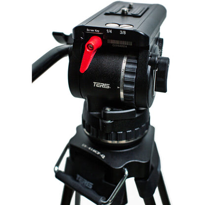 Teris TS-H12CF-Q Fluid Head & Carbon Fiber Tripod System