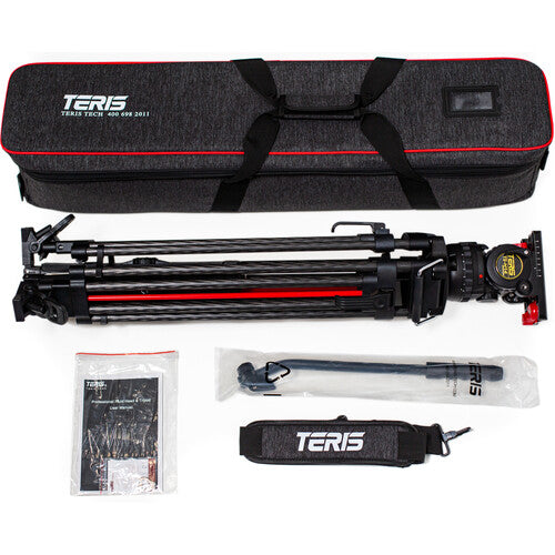 Teris TS-H14CF-Q Fluid Head & Carbon Fiber Tripod System