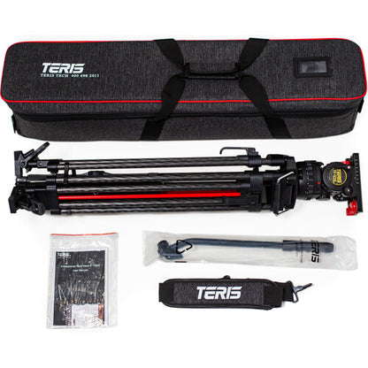Teris TS-H14CF-Q Fluid Head & Carbon Fiber Tripod System
