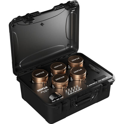 DZOFILM Arles Lustre 14/21/40/135/180mm(PL_Gold_Case_5pcs_Imperial)