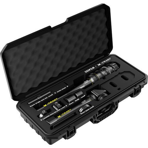DZOFILM Xtract 18-28mm__Detachable rear lens *1+ front lenses*2  0∘+360∘(PL_Black_Case_2pcs_Metric)