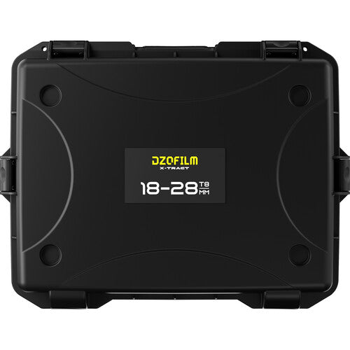 "DZOFILM Xtract 18-28mm_Detachable rear lens *1 + front lenses*3 0∘+90∘+360∘(PL_Black_Case_3pcs_Metric)"