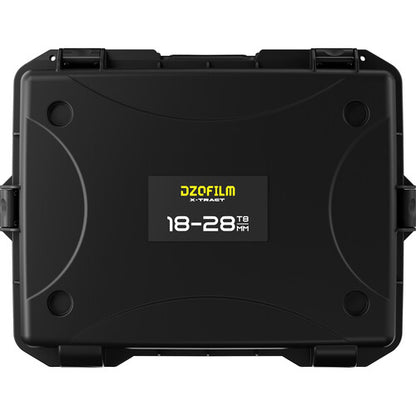 "DZOFILM Xtract 18-28mm_Detachable rear lens *1 + front lenses*3 0∘+90∘+360∘(PL_Black_Case_3pcs_Metric)"