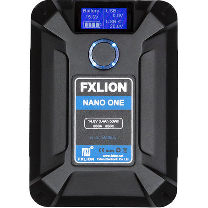 FXLion NANO ONE 50Wh 14.8V Ultra-Compact Battery (V-Mount)
