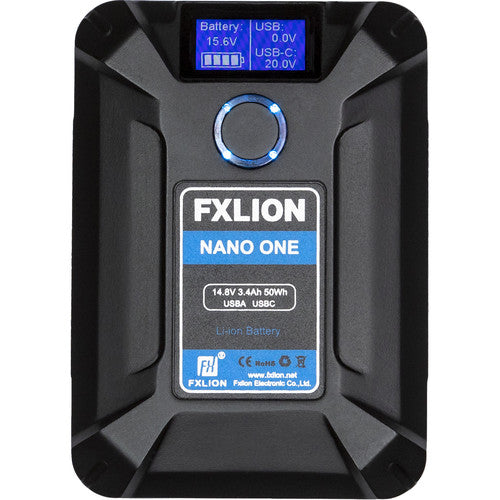 FXLion NANO ONE 50Wh 14.8V Ultra-Compact Battery (V-Mount)